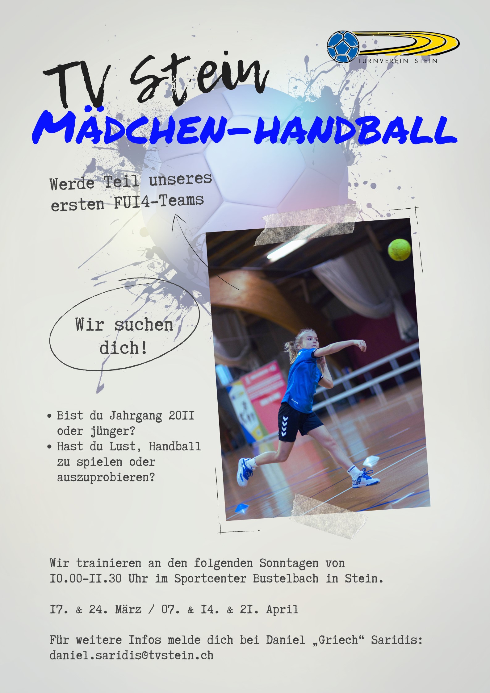 Infoblatt Handball Mädchenhandball